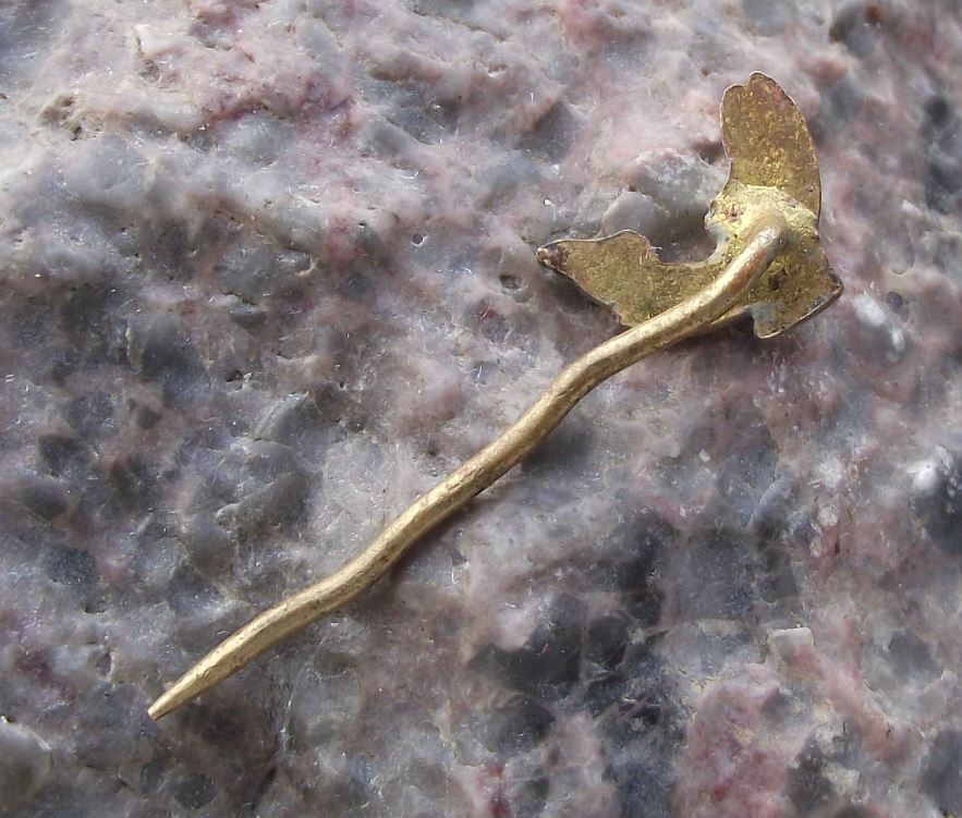 Antique Brown Spotted Trout Fishing Angling Association River Fish Pin Badge - Badgecrazy