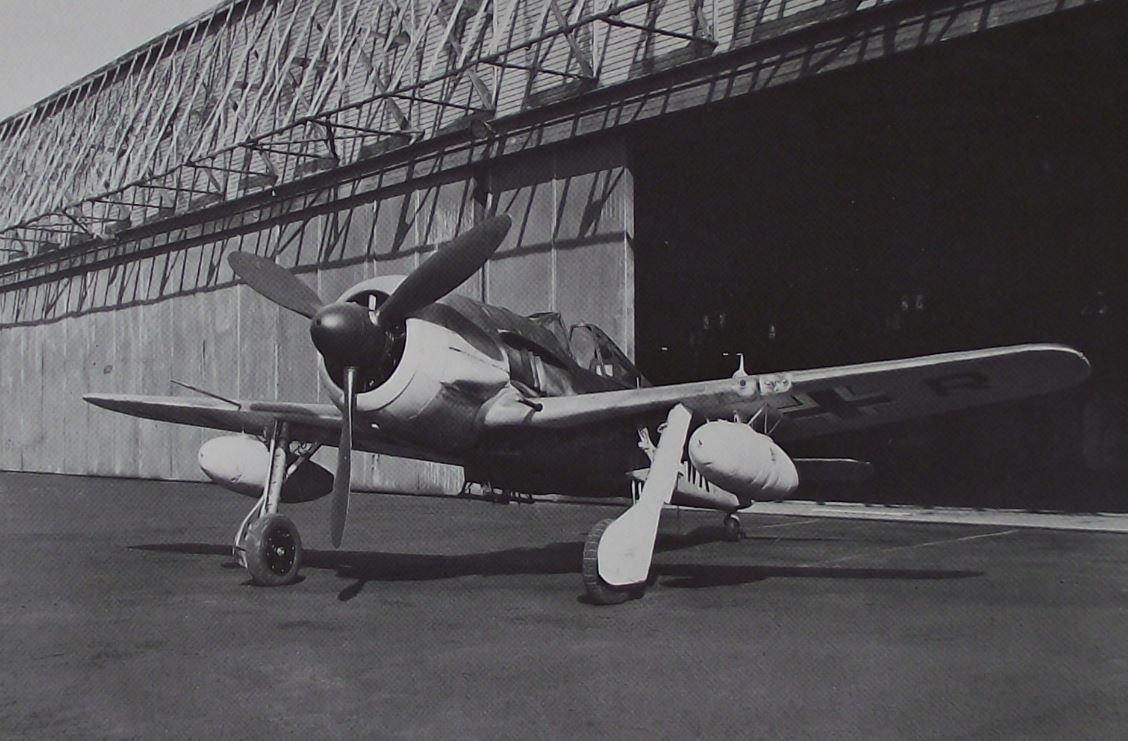 1974 Focke Wulf Fw 190 A-5 Luftwaffe WWII Fighter Aircraft Photographic Plate - Badgecrazy