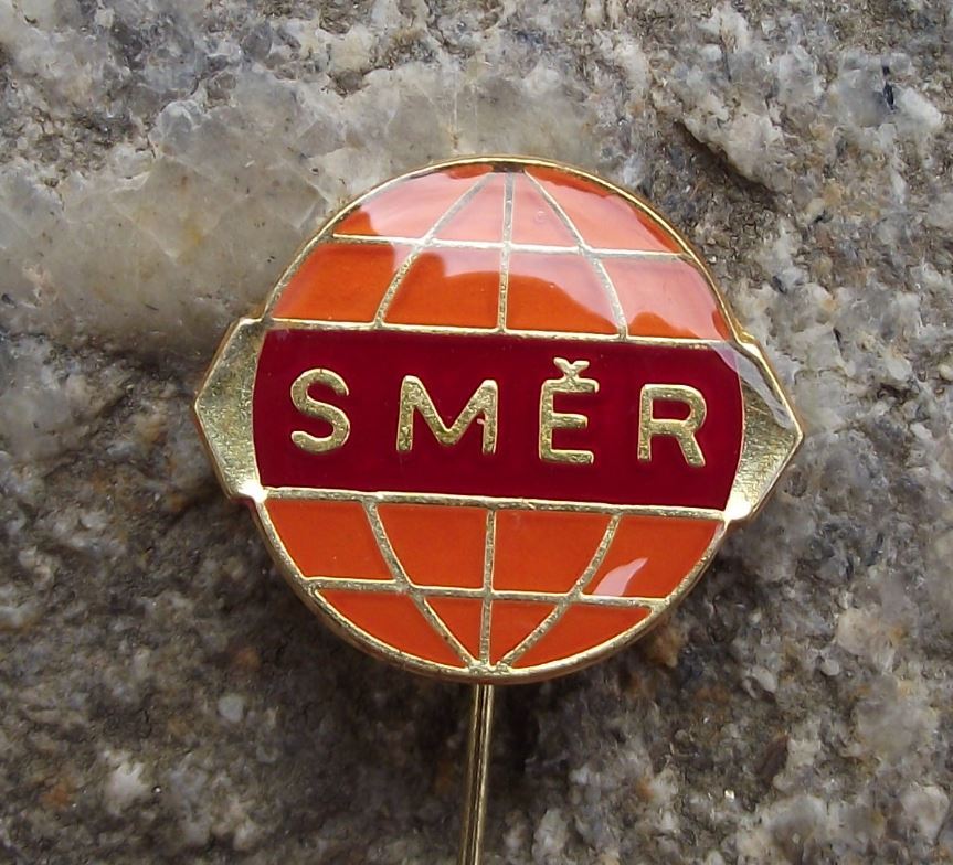 Smer Plastic Military Scale Models & Toy Maker Globe Logo Advertising Pin Badge - Badgecrazy