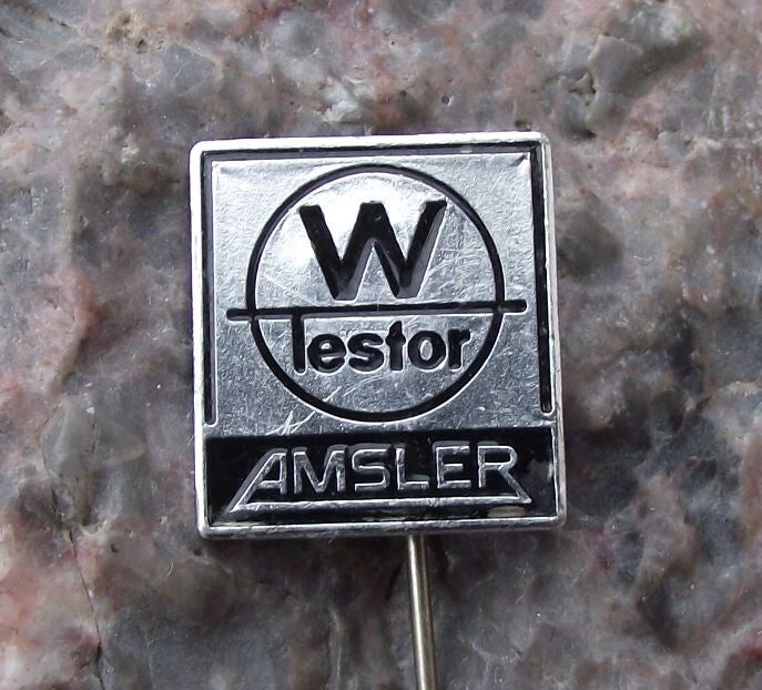 Vintage VEB Lestor Amsler Ludwigshaven DDR East German GDR Engineering Pin Badge - Badgecrazy