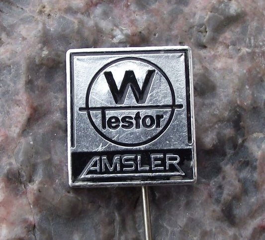 Vintage VEB Lestor Amsler Ludwigshaven DDR East German GDR Engineering Pin Badge - Badgecrazy