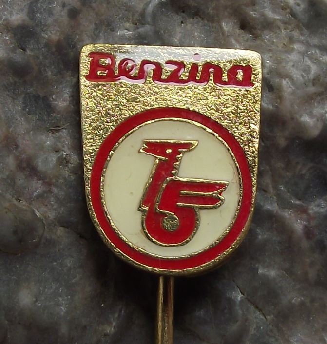 Benzina Fuel Motor Petrol Unipetrol Company Oil Winged Horse Pegasus Pin Badge - Badgecrazy