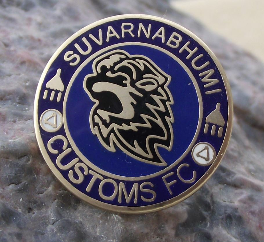 Rare Suvarnabhumi Customs F C Football Club Thailand Thai Soccer Tie Pin Badge - Badgecrazy