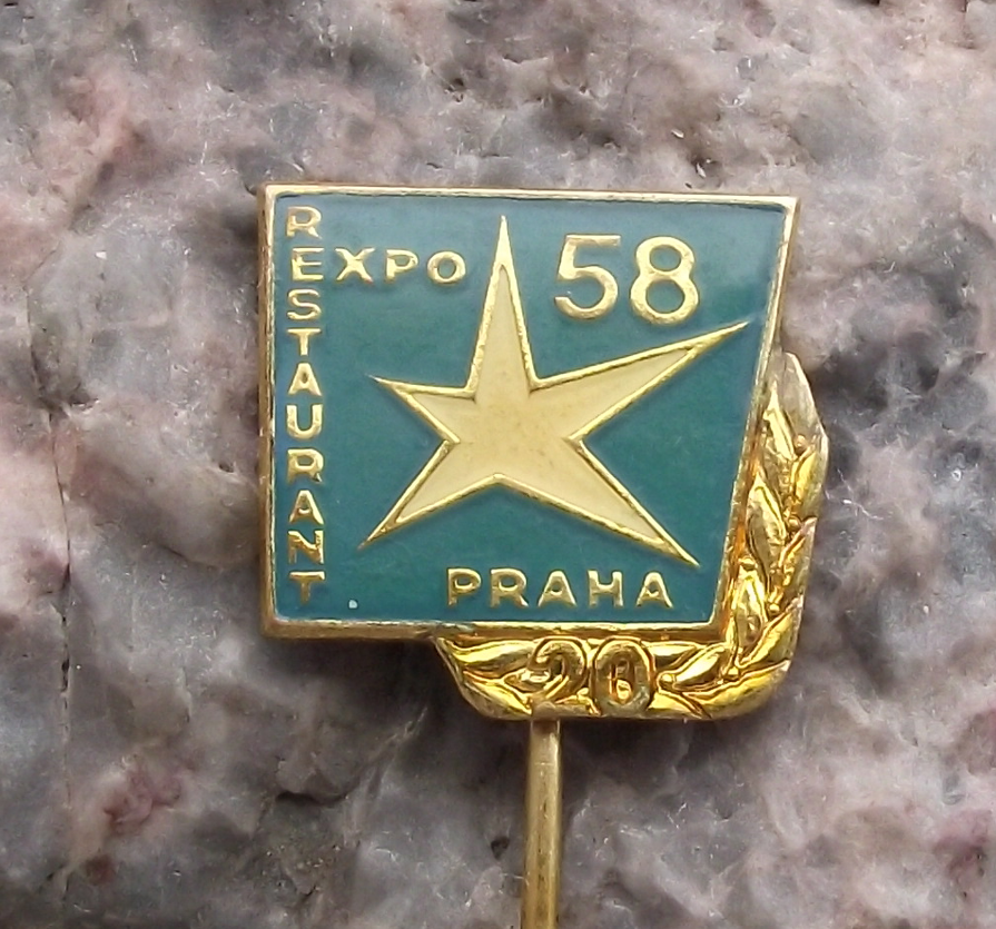 1978 Brussels EXPO 58 World Exposition Belgium 20th Anniversary Logo Pin Badge - Badgecrazy