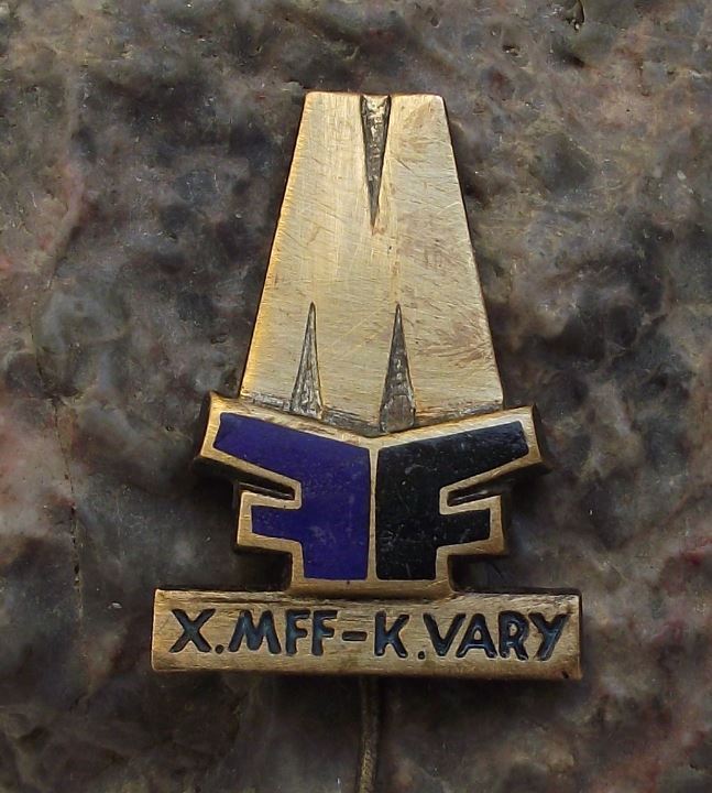 1957 MFF Karlovy Vary 10th Czech International Film Festival Award Pin Badge - Badgecrazy