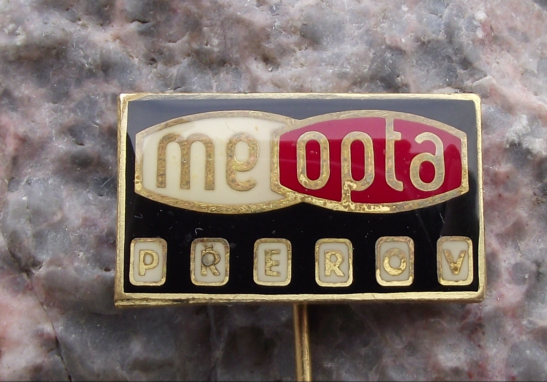Vintage Meopta Prerov Czechoslovakia Photographic Camera and Lens Firm Pin Badge - Badgecrazy