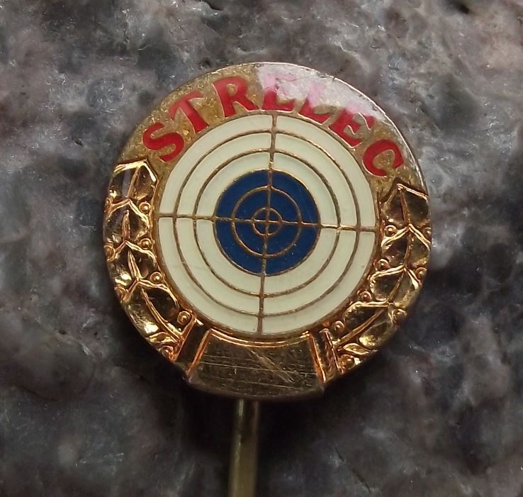 Czechoslovakia Military Reserve Gun Shooting Marksman Sniper Fine Shot Pin Badge - Badgecrazy