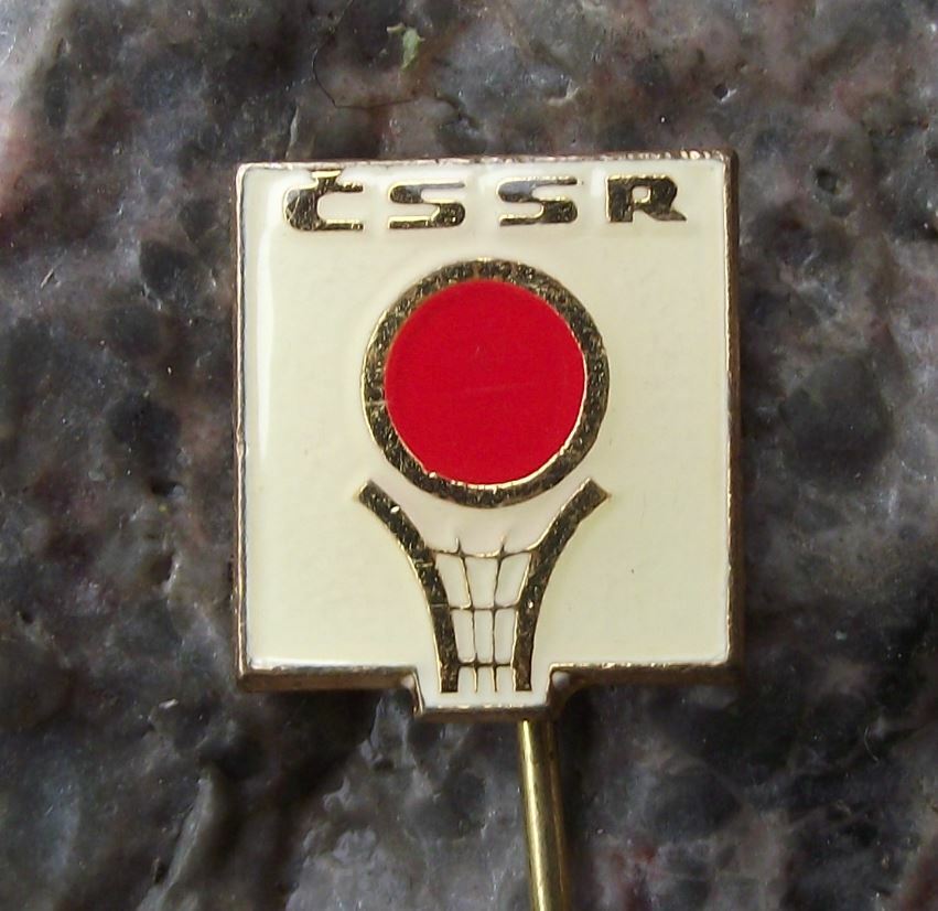 Vintage Basketball Federation of Czechoslovakia Association Members Pin Badge - Badgecrazy