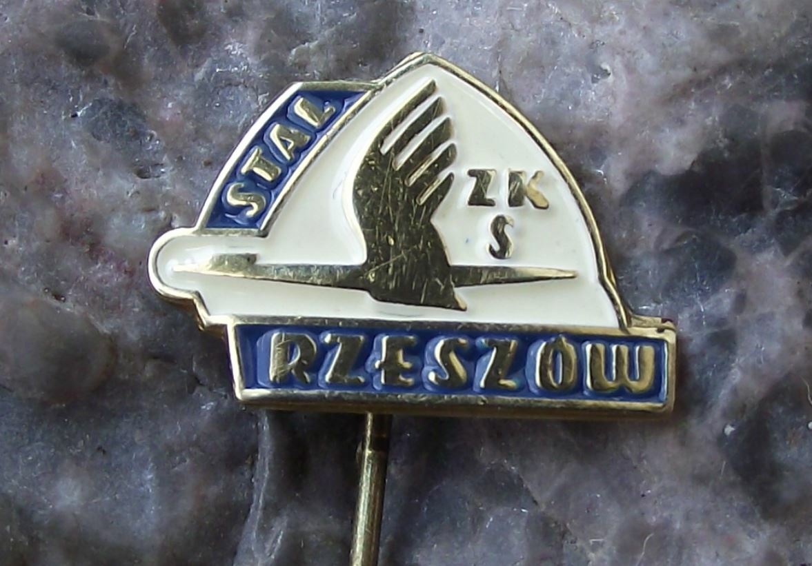 Vintage Stal Rzeszow Poland Polish Football Club Soccer Pin Badge - Badgecrazy