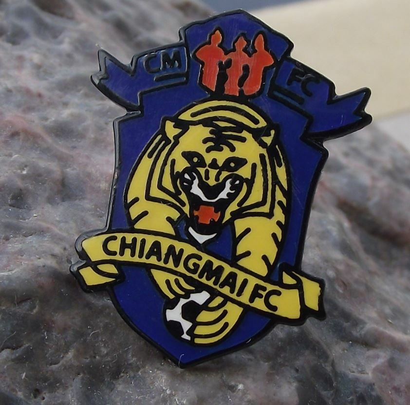 Rare Chiangmai F C Football Club Thailand Thai Tiger Soccer Tie Pin Badge - Badgecrazy
