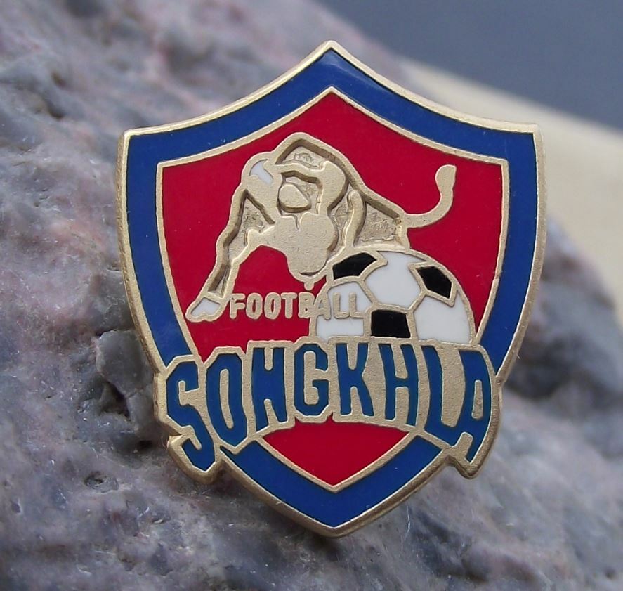 Rare Songkhla F.C. Football Club Thailand Thai Bull Soccer Tie Pin Badge - Badgecrazy