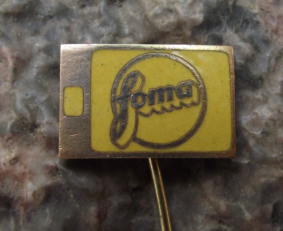 Antique FOMA Classic Slide Roll Camera Film Photo Negative Enamel Pin Badge - Badgecrazy