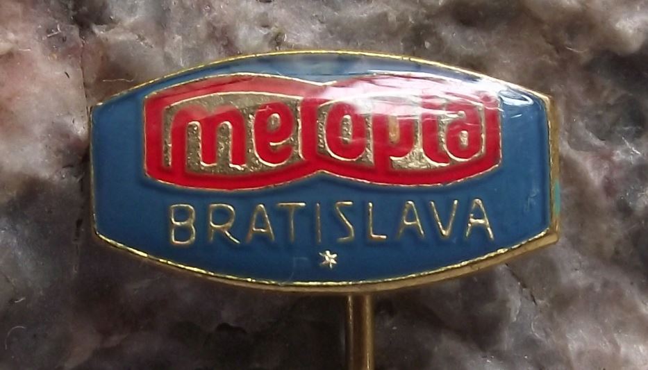 Meopta Bratislava Factory Camera Lens & Viewmaster Firm Advertising Pin Badge - Badgecrazy