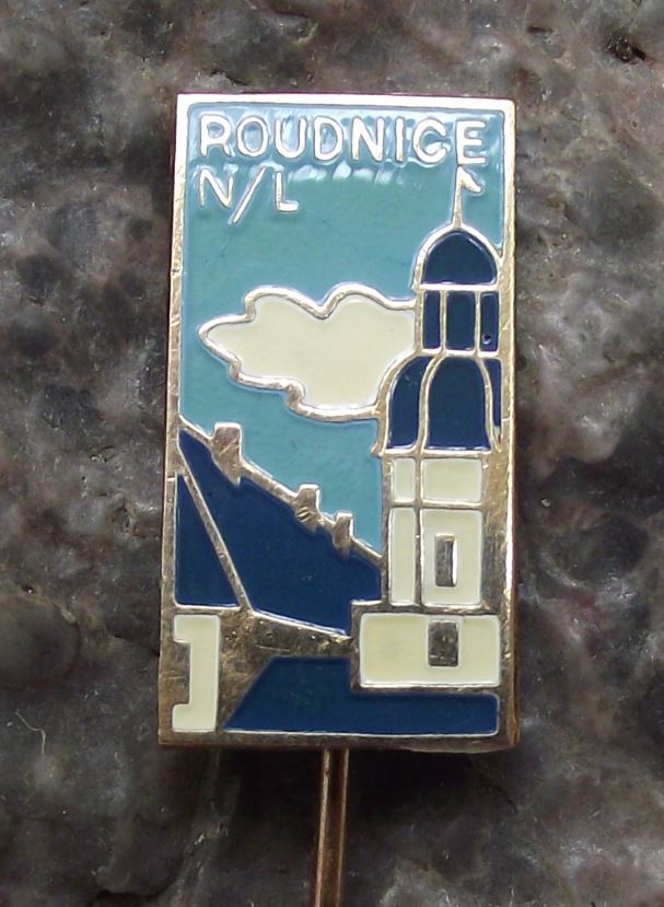 Antique Roudnice nad Labem Raudnitz Elbe Tourist Castle Souvenier Pin Badge - Badgecrazy