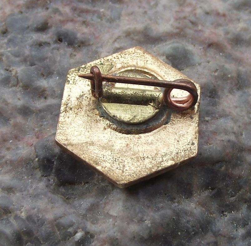Antique Spasskaya Tower Soviet Union Moscow Red Square Rising Sun Pin Badge - Badgecrazy