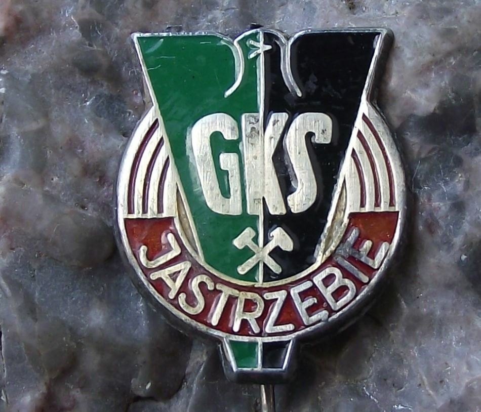 Vintage GKS Jastrzebie Poland Polish Mining Football Club Soccer Pin Badge - Badgecrazy