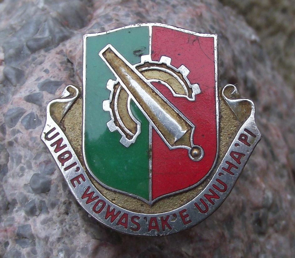 Vintage US Army 126th Ordnance Battalion DUI Clutchback Pin Badge - Badgecrazy