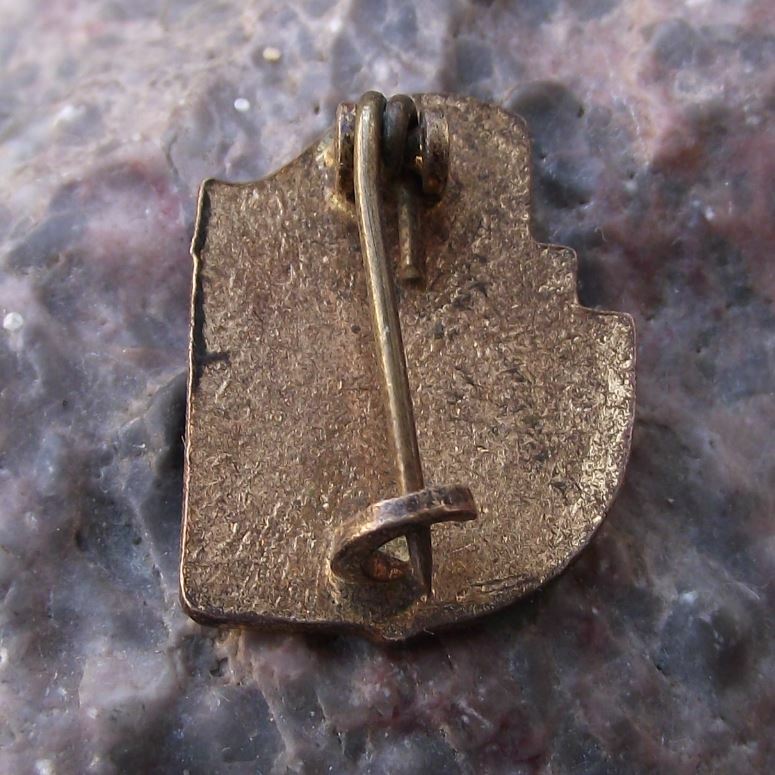 Vintage CSM Czechoslovakia Youth Organisation Members Flag Brooch Pin Badge - Badgecrazy