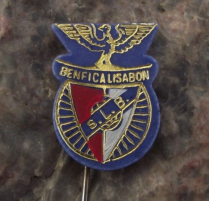Antique Benfica SLB Sporting Lisbon Motif Logo Soccer Football Club Pin Badge - Badgecrazy