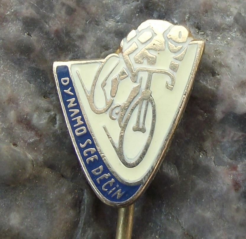 Vintage Dynamo Decin Czech Cycling Bike Cycle Touring Racing Club Race Pin Badge - Badgecrazy