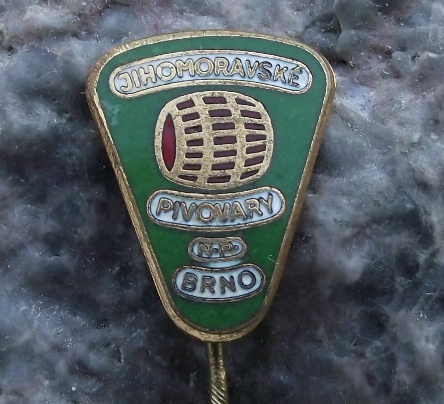Antique Southern Moravia Brewery Brno Beer Barrel Czechoslovakia Pin Badge - Badgecrazy