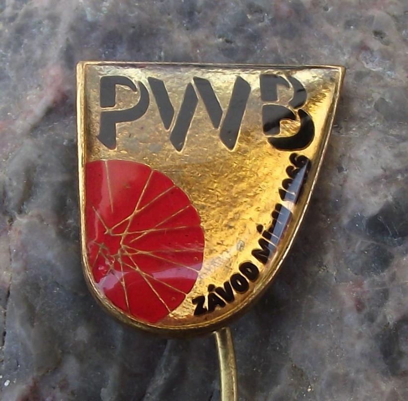 1966 WBP Czech International Bicycle Bike Peace Race Cycling Tour PWB Pin Badge - Badgecrazy