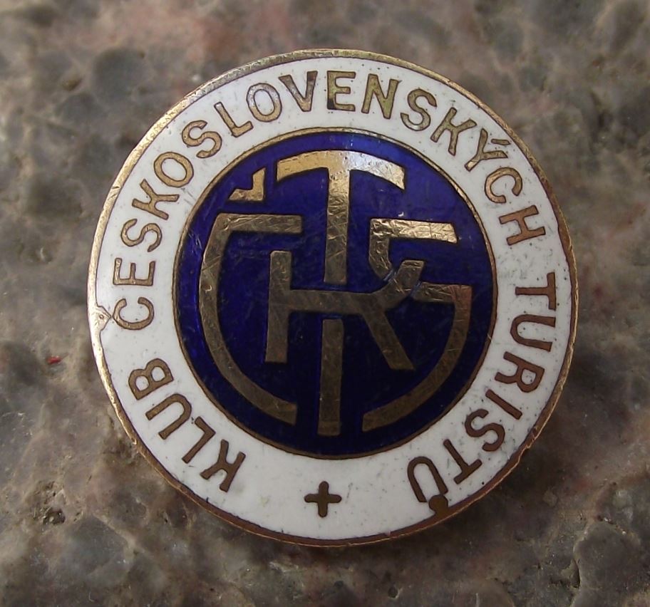 Vintage Czech Tourist Club KCT Klub Ceskych Turistu Travel Society Pin Badge - Badgecrazy