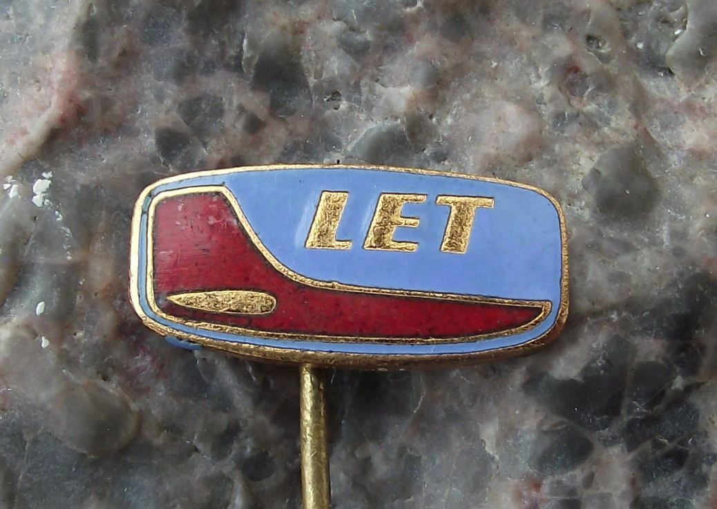 Vintage Let Aircraft Industries Czechoslovakia Aviation Plane Factory Pin Badge - Badgecrazy