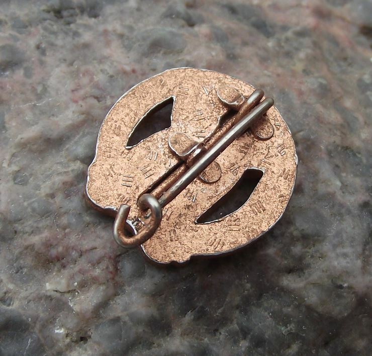 Antique DTSB East German DDR GDR Central Sports Performance Bronze Pin Badge - Badgecrazy