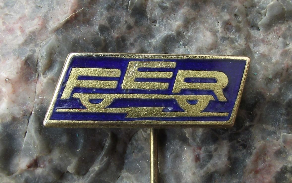 Vintage VEB Kombinat Fahrzeugelektrik Ruhla FER Car Motor Parts Pin Badge - Badgecrazy
