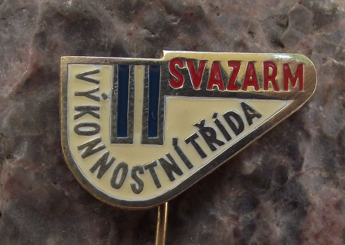 Svazarm Czech Army Military Reserves Performance Class 2 Award Pin Badge - Badgecrazy