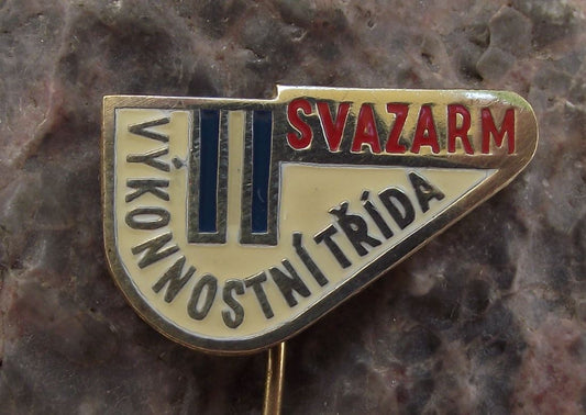 Svazarm Czech Army Military Reserves Performance Class 2 Award Pin Badge - Badgecrazy