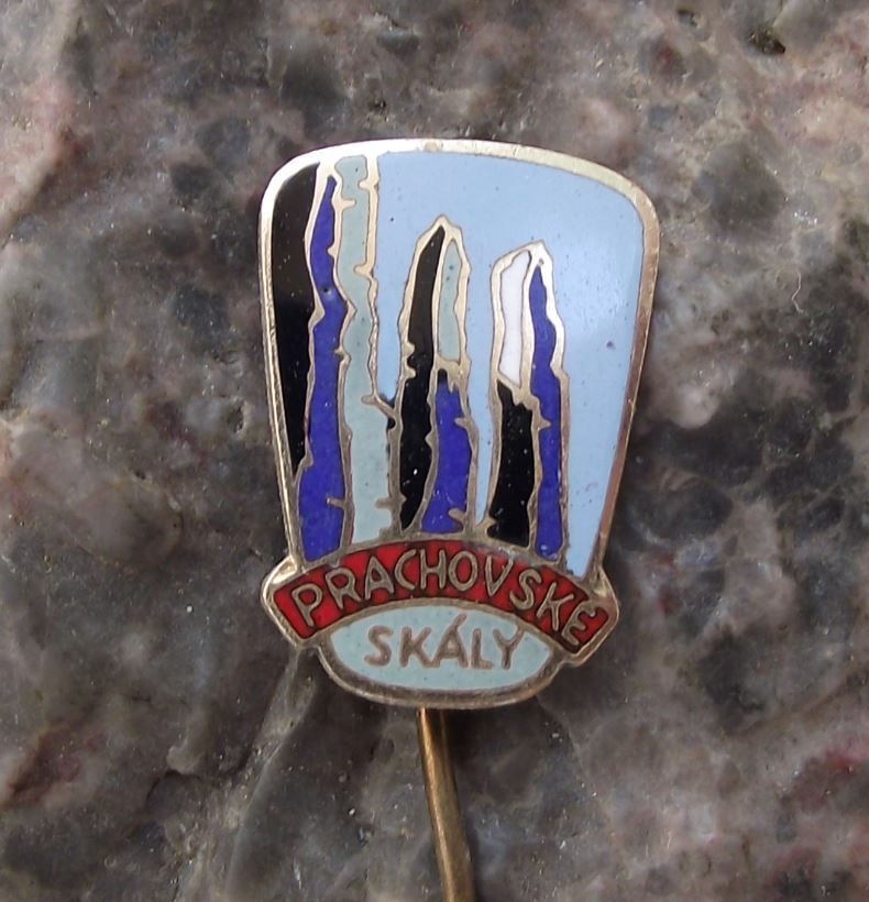 Prachovske Skaly Prachov Rocks Climbing Resort in Cesky Raj Tourist Pin Badge - Badgecrazy