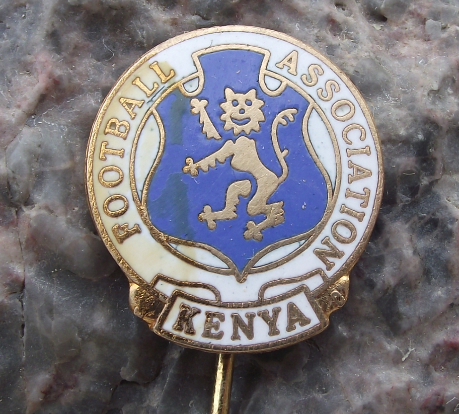 Antique Kenya Kenyan Football Association Africa Soccer Federation Pin Badge - Badgecrazy