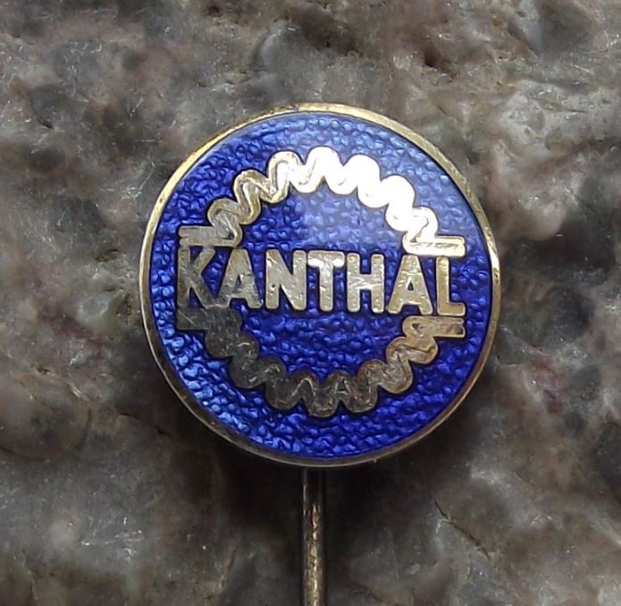 Kanthal Industrial Heating Elements Technology Resistance Materials Pin Badge - Badgecrazy