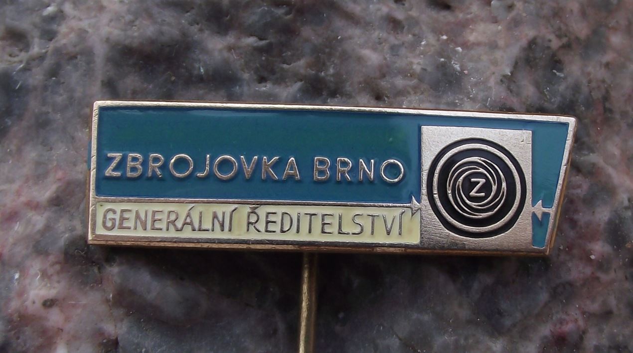 Cz Czechoslovakia Czech Weapons Rifle Gun General Management Brno Pin Badge - Badgecrazy