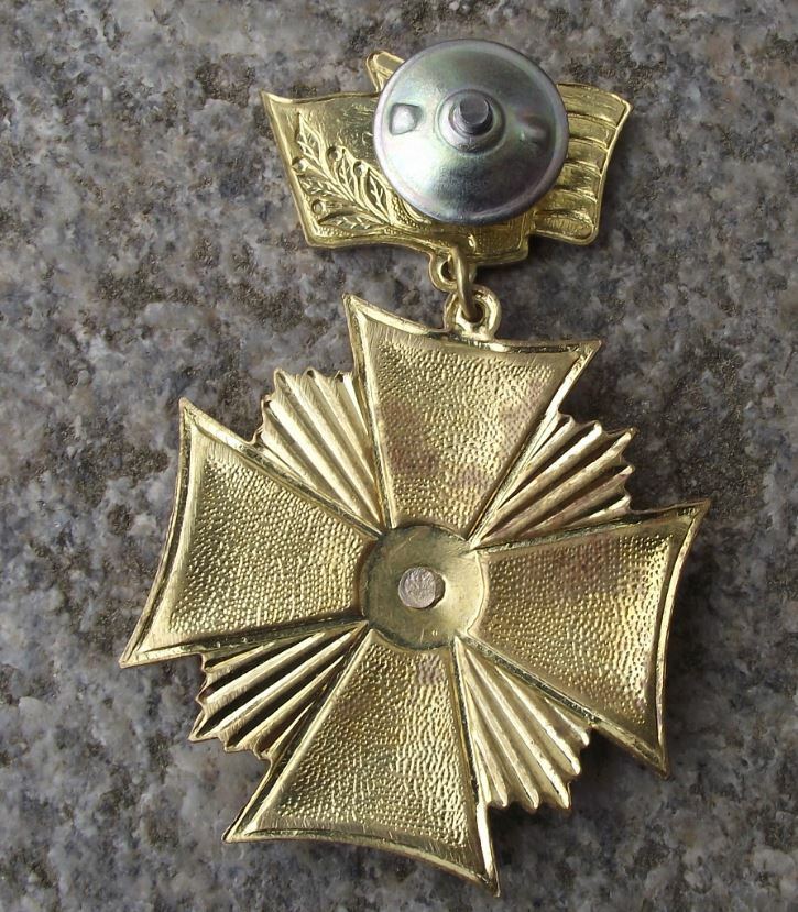 2005 Russian Airborne Forces Parachute Regiment 75th Anniversary Cross Pin Badge - Badgecrazy