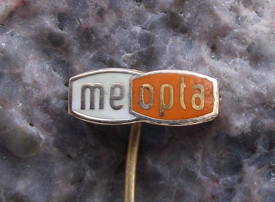 Vintage Meopta Czech Stereo TLR & Spy Camera Company Advertising Logo Pin Badge - Badgecrazy