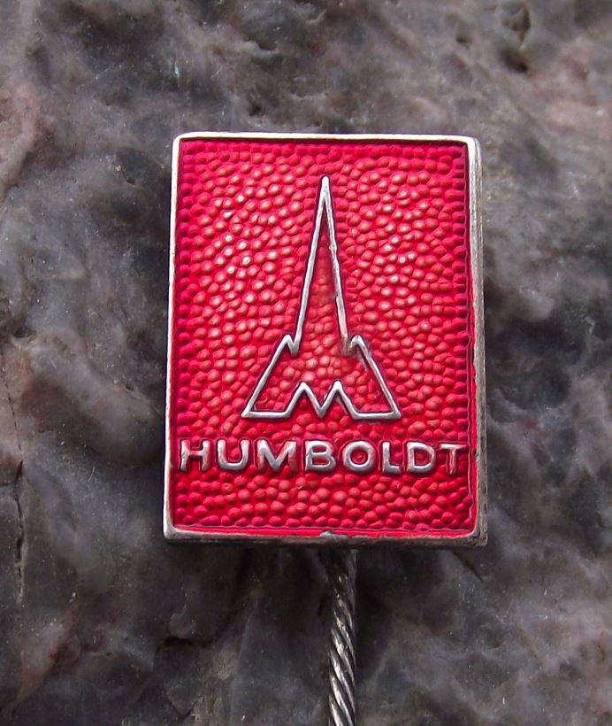 Vintage East German Humboldt Deutz AG Engine Motor Engineering Firm Pin Badge - Badgecrazy