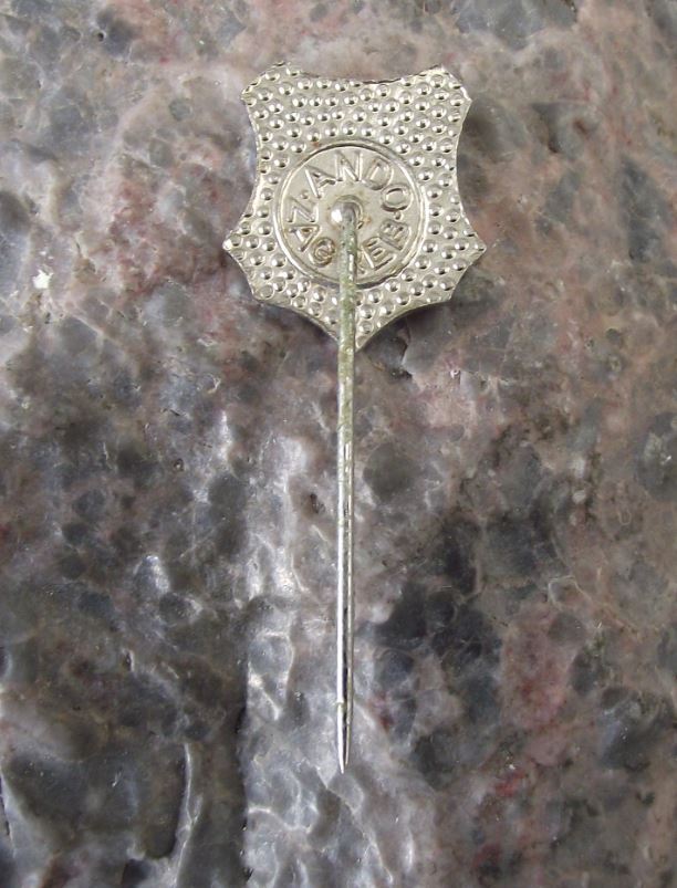 Antique Makarska Croatia Heraldic Crest Turkish Sword Coat of Arms Pin Badge - Badgecrazy
