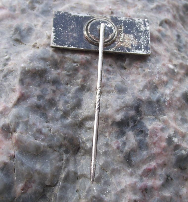 Vintage Nordstahl Pressure Hydraulics Company Logo Advertising Pin Badge - Badgecrazy