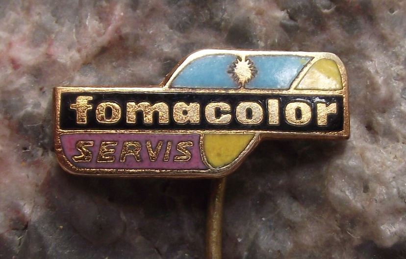 Fomacolor Service Foma SLR Colour 35mm Camera Film Roll Advertising Pin Badge - Badgecrazy