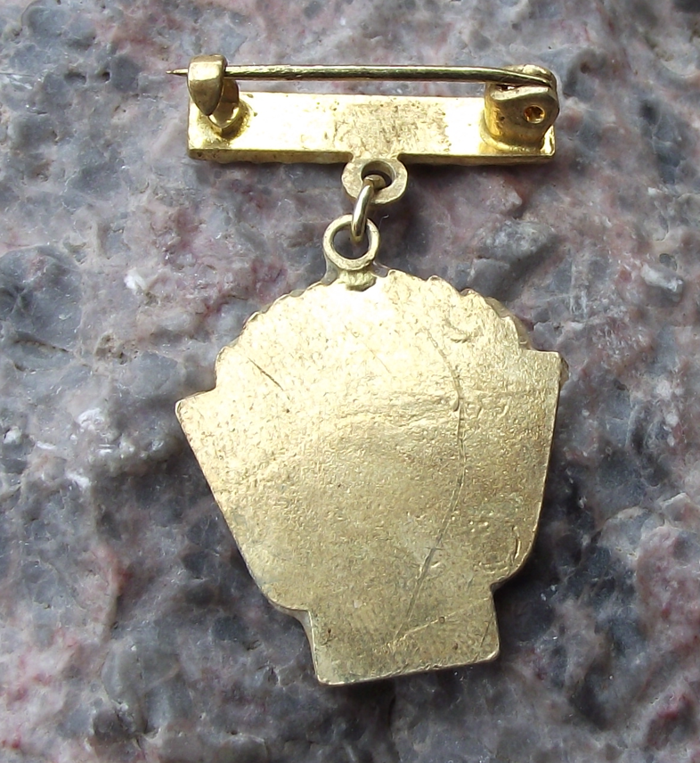 1950 Svazarm Czechoslovakia Army Reserve General Sochora Memorial Pin Badge