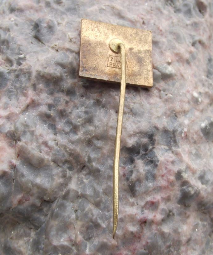 Vintage Kokorin Hussite Castle Czechoslovakia Travel Souvenier Pin Badge - Badgecrazy