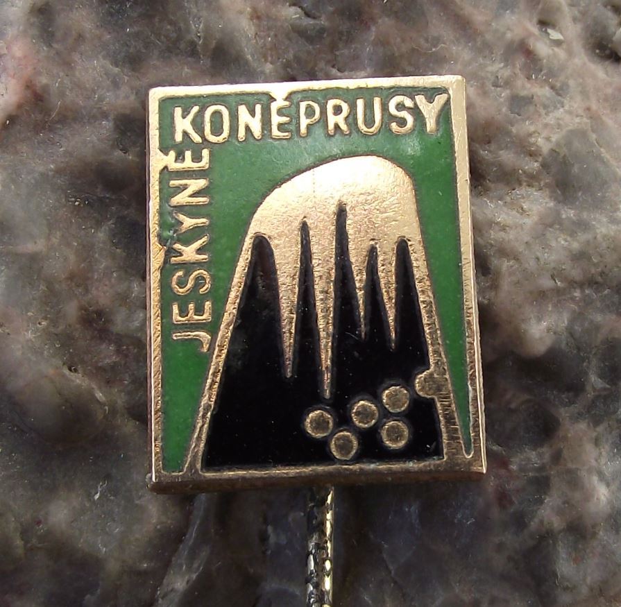 Koneprusy Limestone Karst Cave System Stalagtite Ancient Remains Pin Badge - Badgecrazy
