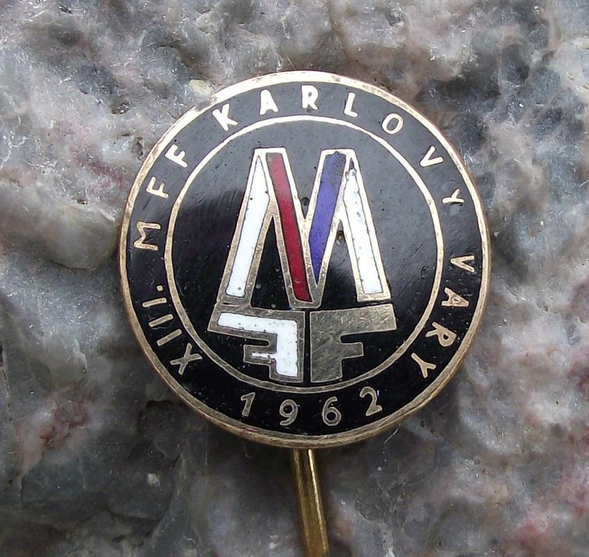 1962 MFF Karlovy Vary 13th Czech International Film Festival Award Pin Badge - Badgecrazy
