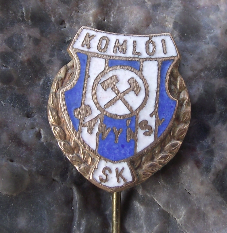 Antique Komloi Banyasz SK Hungary Hungarian Football Soccer Club Pin Badge - Badgecrazy