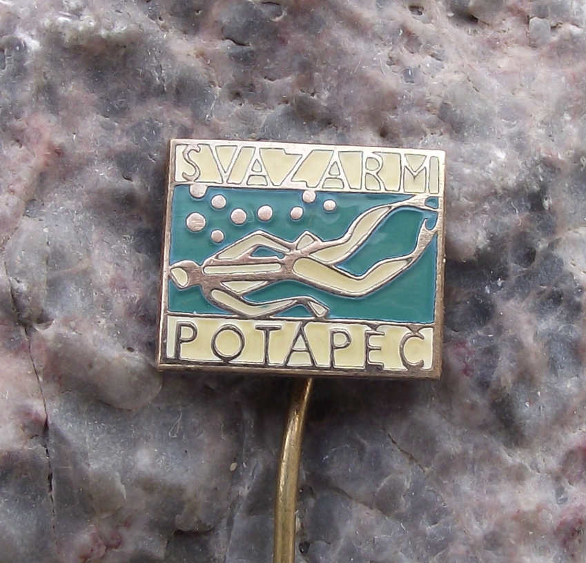 Vintage Svazarm Czech SCUBA Diving Underwater Army Reserve Specialists Pin Badge - Badgecrazy
