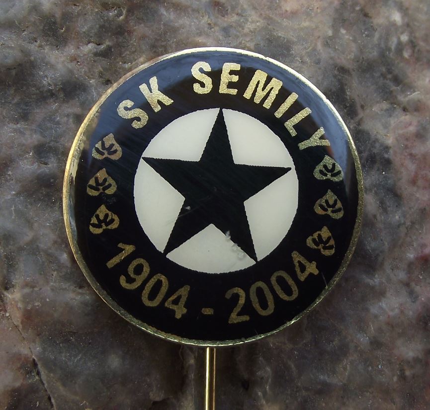 2004 FC Semily Football Club Soccer Czech Supporter Centenary Pin Badge - Badgecrazy