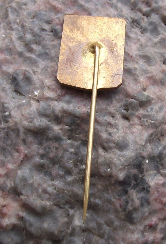 Antique Liberec Czech City Heraldic Crest Tourist Souvenier Shield Pin Badge - Badgecrazy